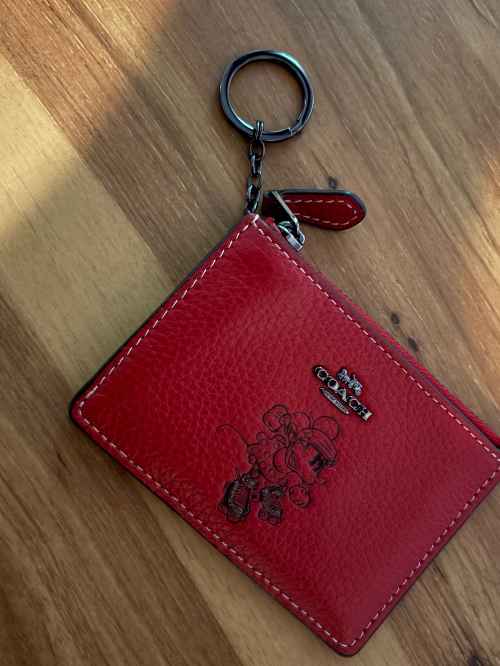 Coach Minnie Mouse Mini Skinny ID Case